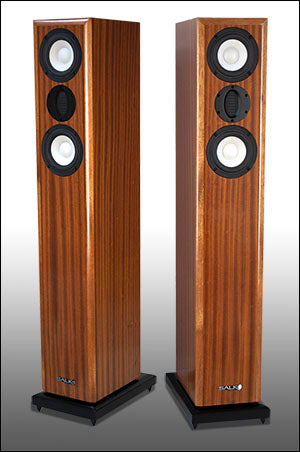 Used Salk Sound SongTower II in ribbon-striped mahogany